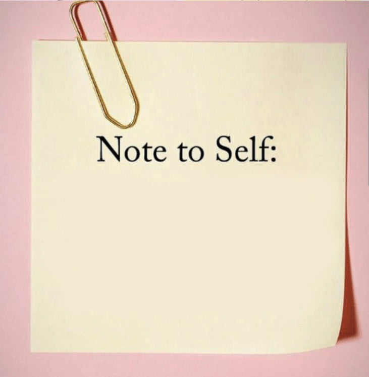 Ένα μικρό σημείωμα στον εαυτό μας