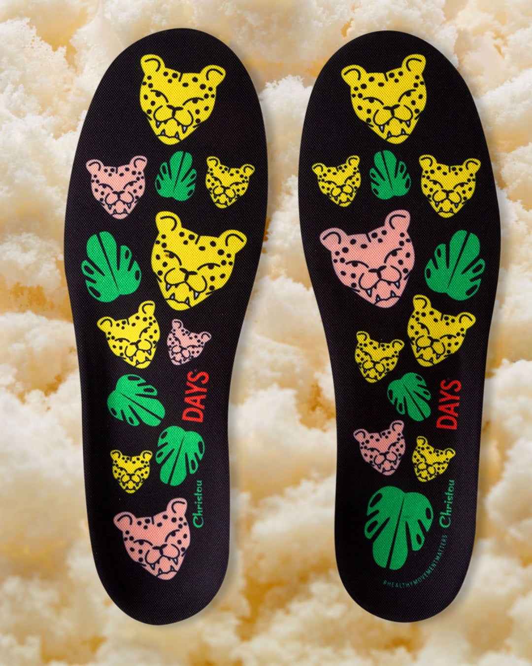 Ανατομικοί Πάτοι για παιδιά , με σχέδια cheetah