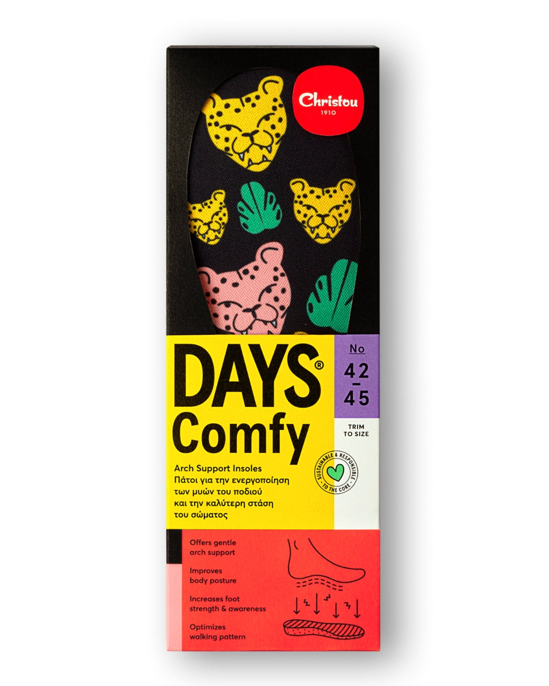 Ανατομικοί Πάτοι για παιδιά , με σχέδια cheetah