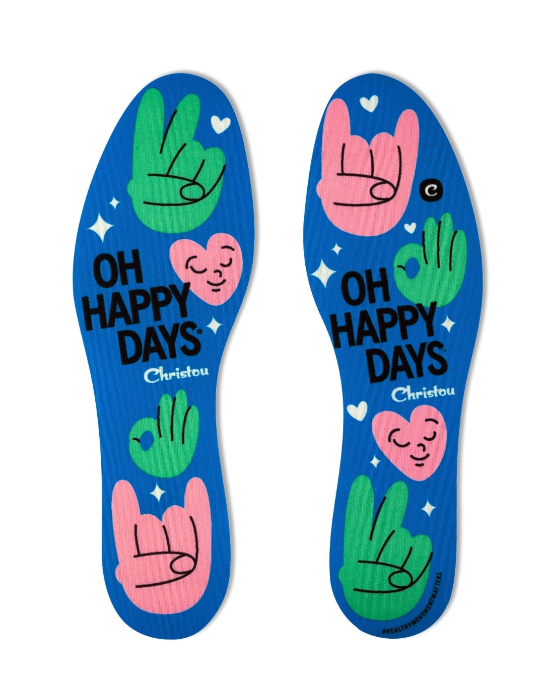 Αρωματικοί Πάτοι παπουτσιών με σχέδια, μπλέ χρώμα