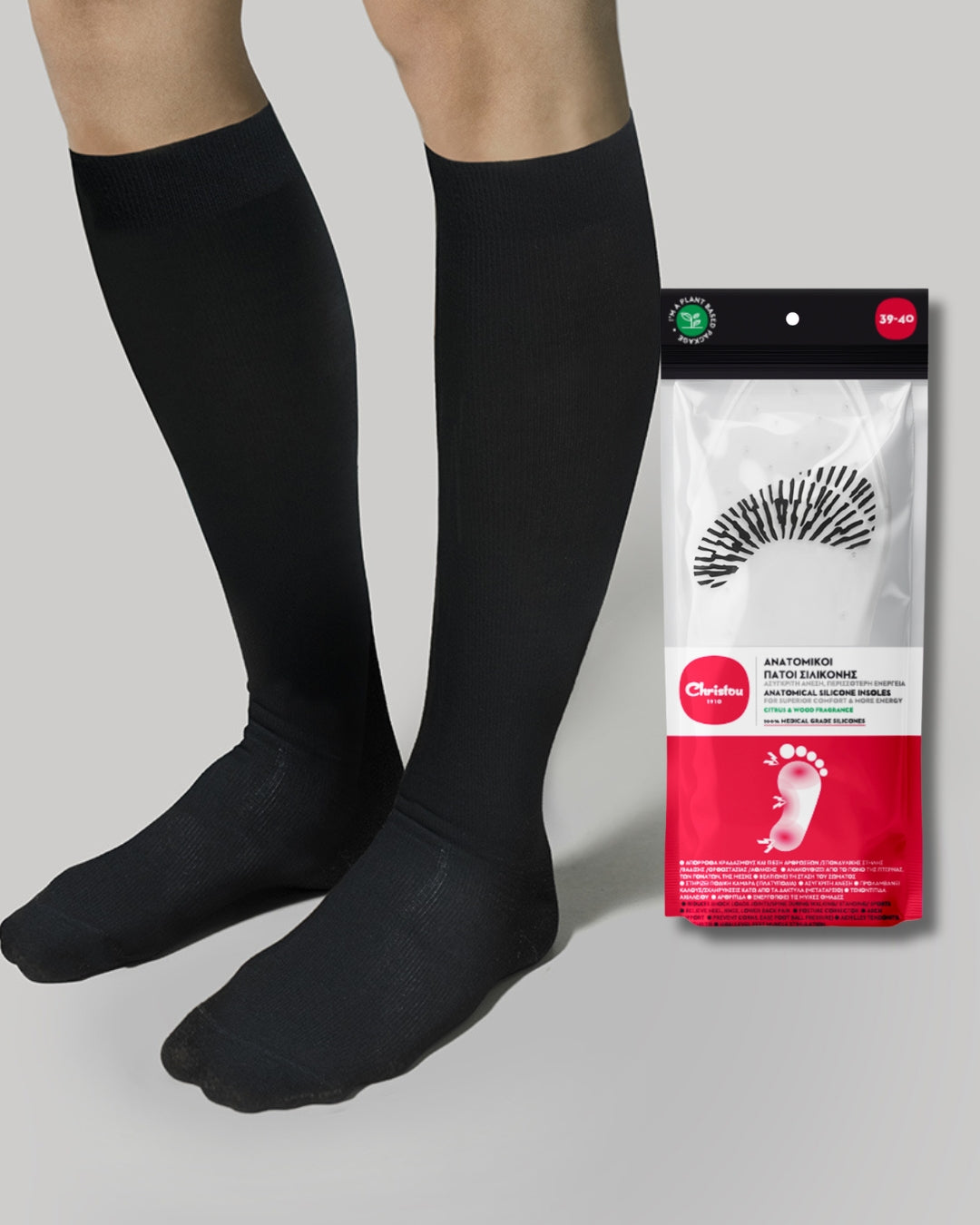 Η ΛΥΣΗ ΣΤΗΝ ΟΡΘΟΣΤΑΣΙΑ: ΑΝΔΡΙΚΕΣ ΚΑΛΤΣΕΣ ΣΥΜΠΙΕΣΗΣ & ΑΝΑΤΟΜΙΚΟΙ ΠΑΤΟΙ ΣΙΛΙΚΟΝΗΣ