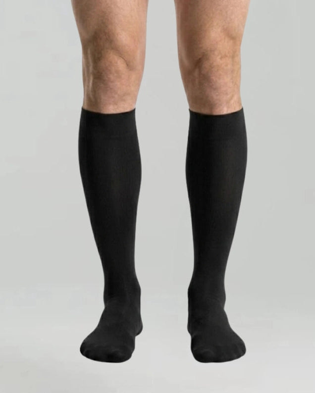 Scudotex Μαύρες Ανδρικές Κάλτσες Τεχνολογίας Συμπίεσης με ίνες Ασημιού 17-20mmHg