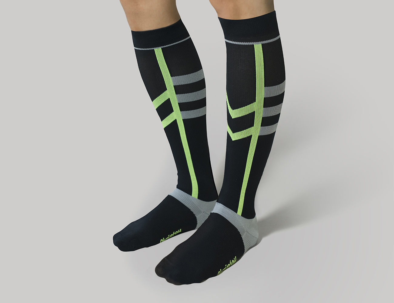 Graduated Compression Knee-High Sports Socks