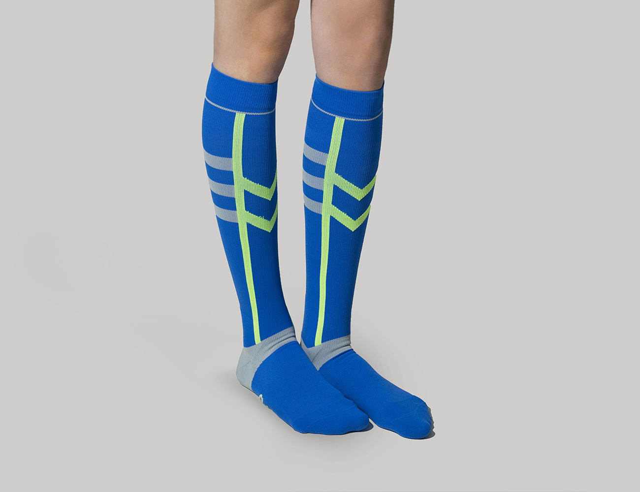 Graduated Compression Knee-High Sports Socks