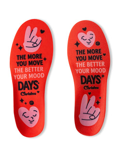Anatomical Kids Insoles Move your Mood Comfy Red