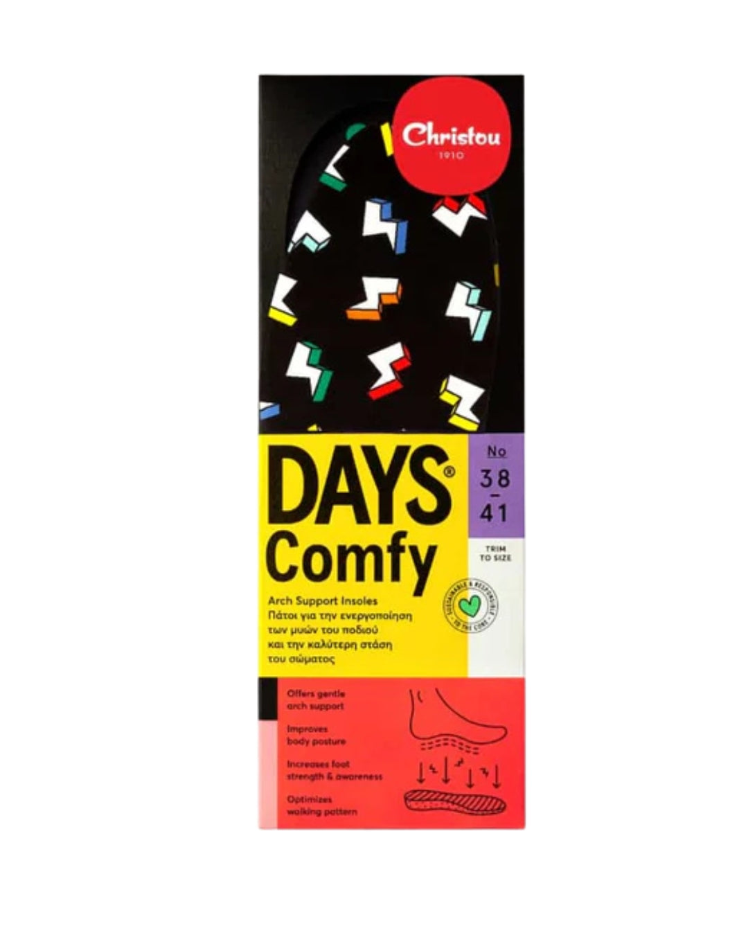 Anatomical Kids Insoles Polka Dot Comfy